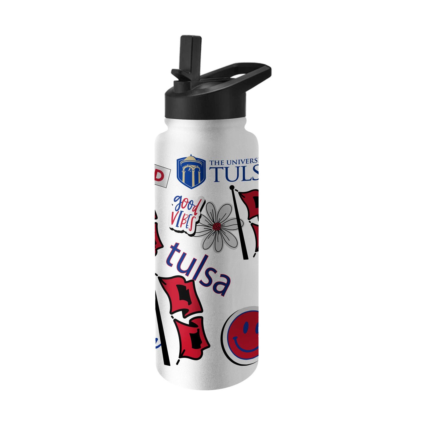 Tulsa 34oz Native Quencher Bottle - Logo Brands