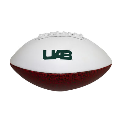 UAB Full Size Autograph Football - Logo Brands