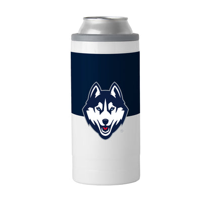 UConn 12oz Colorblock Slim Can Coolie - Logo Brands