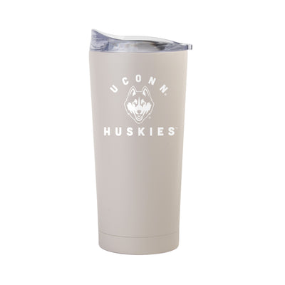 UConn 20oz Archway Sand Powder Coat Tumbler - Logo Brands