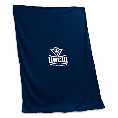 UNC Wilmington Screened Sweatshirt Blanket - Logo Brands