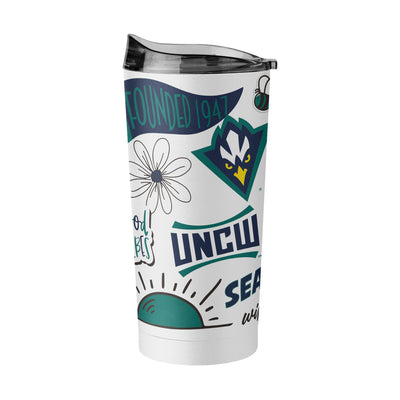 UNC Wilmington 20oz Native Powder Coat Tumbler