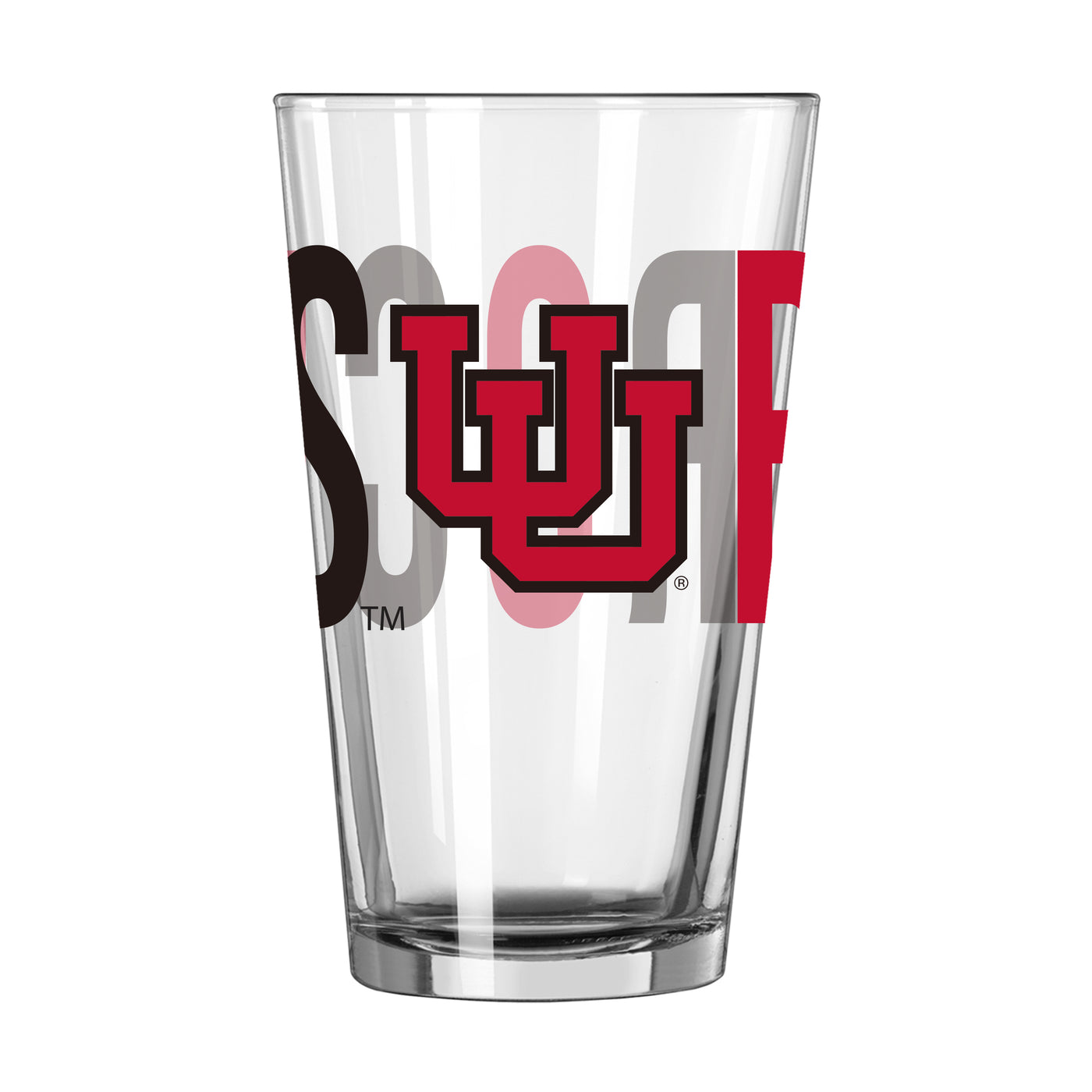 Utah 16oz Overtime Pint Glass - Logo Brands