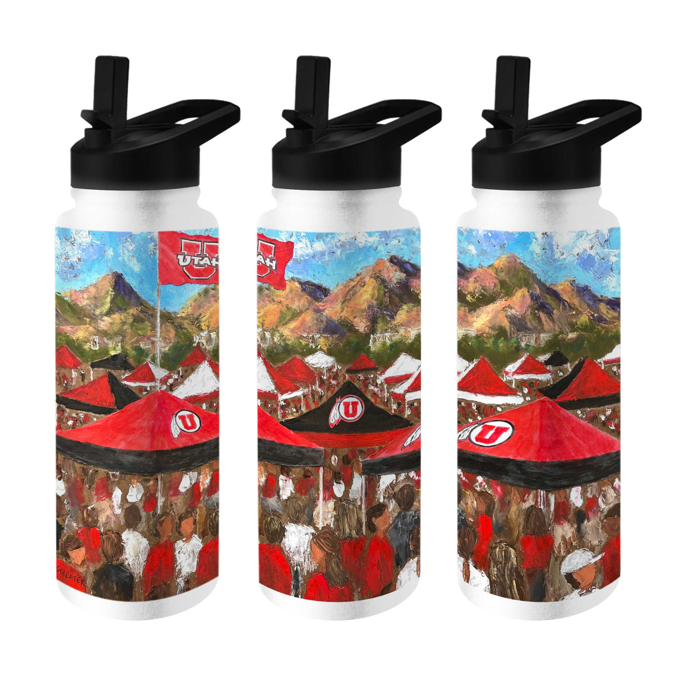 Utah 34oz Collector Quencher Bottle