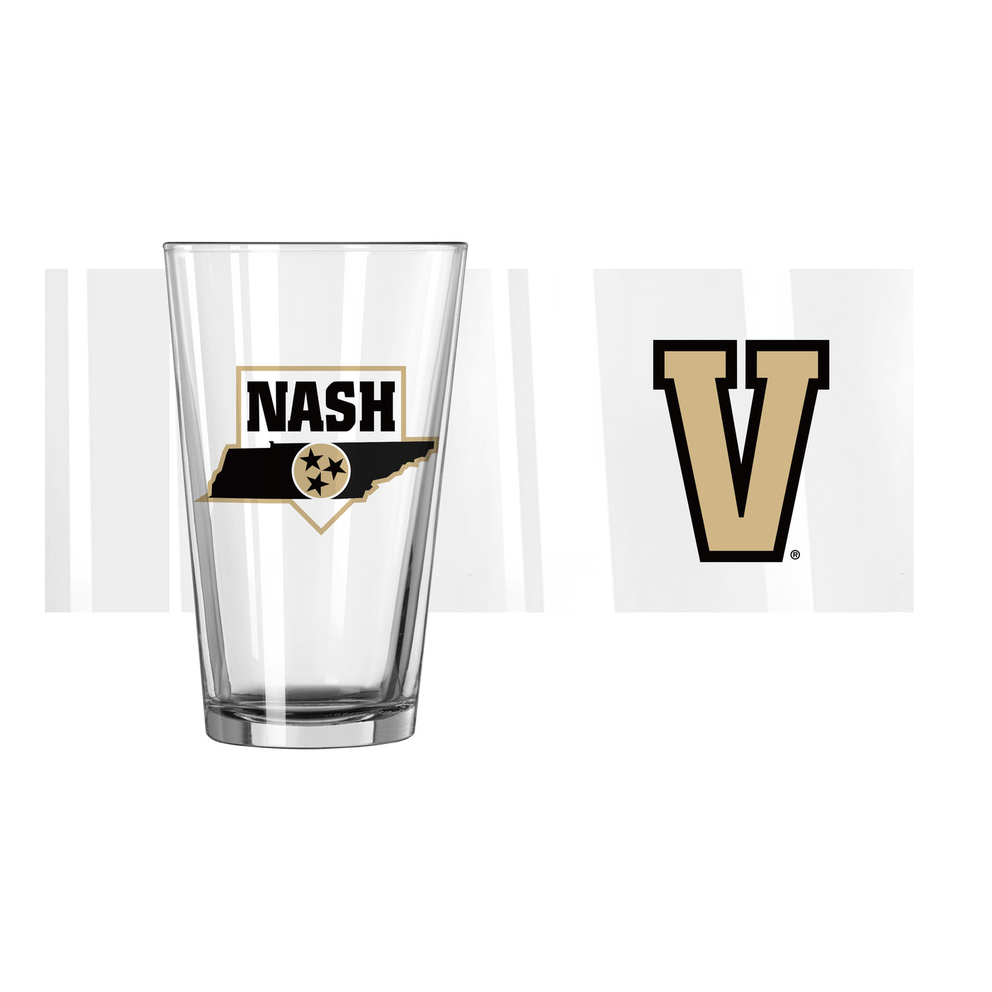 Vanderbilt 16oz VandyBoys Nash Pint Glass - Logo Brands
