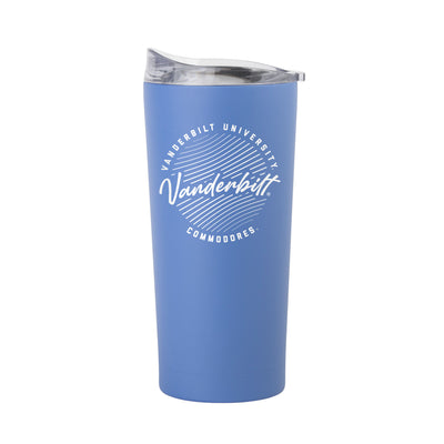 Vanderbilt 20oz Retro Script Arctic Powder Coat Tumbler - Logo Brands