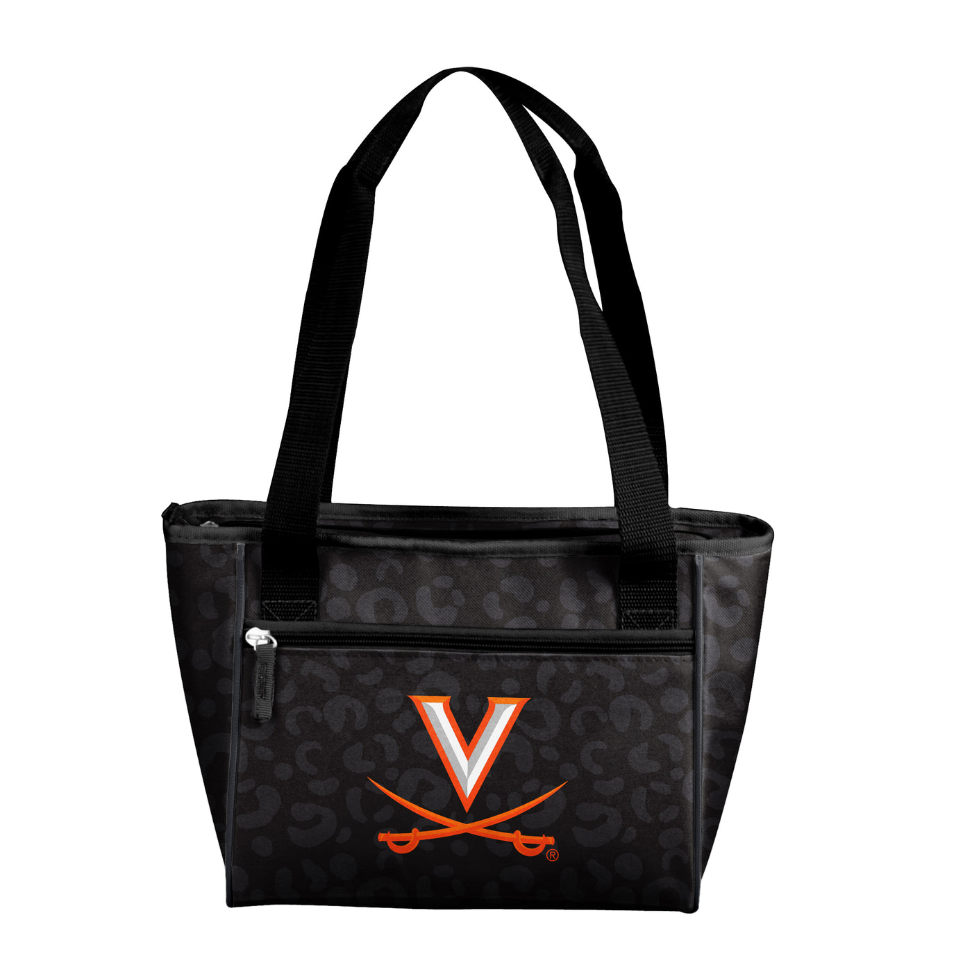 Virginia Leopard Print 16 Can Cooler Tote