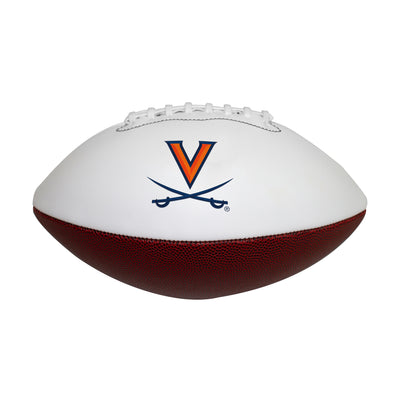 Virginia Official-Size Autograph Football - Logo Brands