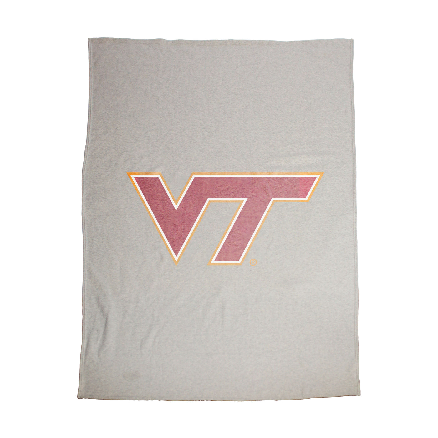 Virginia Tech Oversized Logo Sublimated Sweatshirt Blanket