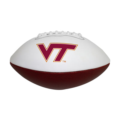 Virginia Tech Official-Size Autograph Football - Logo Brands