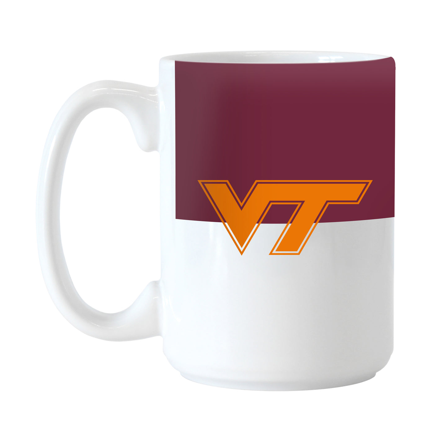 Virginia Tech 15oz Colorblock Sublimated Mug