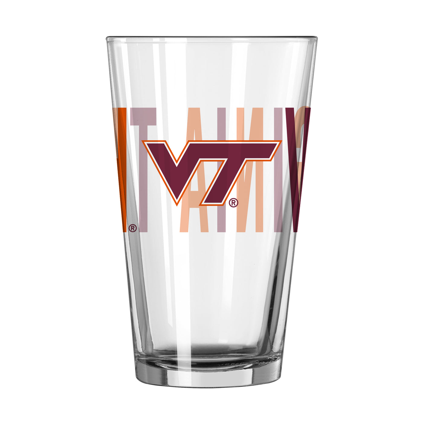 Virginia Tech 16oz Overtime Pint Glass
