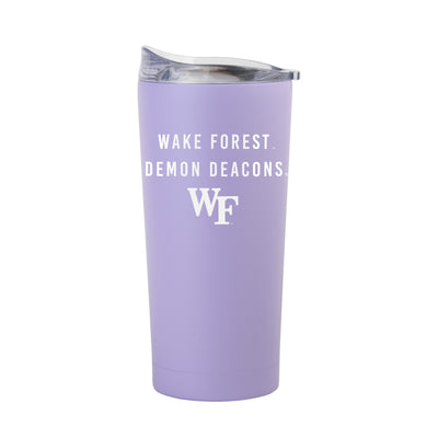 Wake Forest 20oz Tonal Lavender Powder Coat Tumbler - Logo Brands