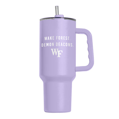 Wake Forest 40oz Tonal Lavender Powder Coat Tumbler