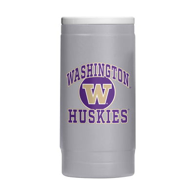 Washington 12oz Athletic Powder Coat Slim Can Coolie - Logo Brands