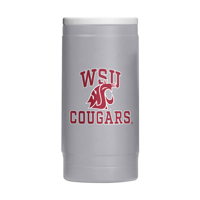 Washington State 12oz Athletic Powder Coat Slim Can Coolie - Logo Brands