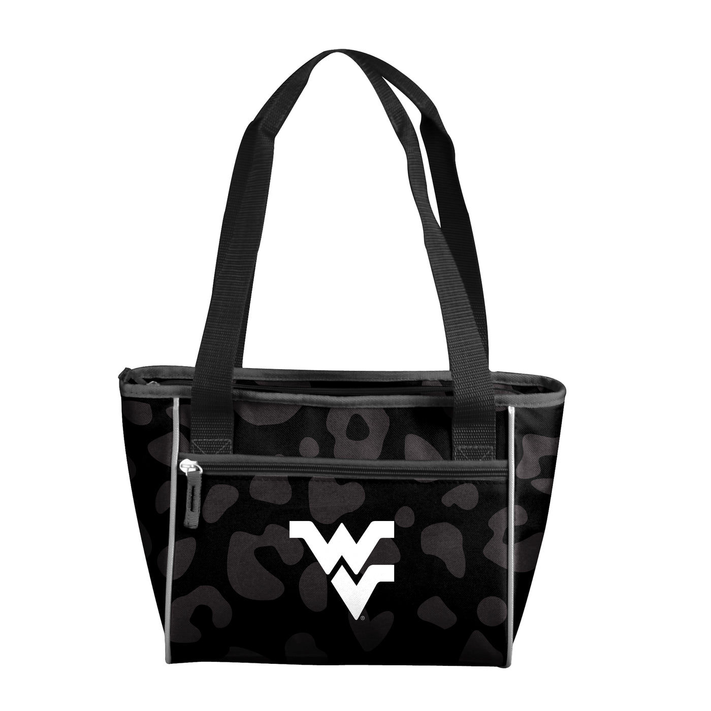 West Virginia Leopard Print 16 Can Cooler Tote
