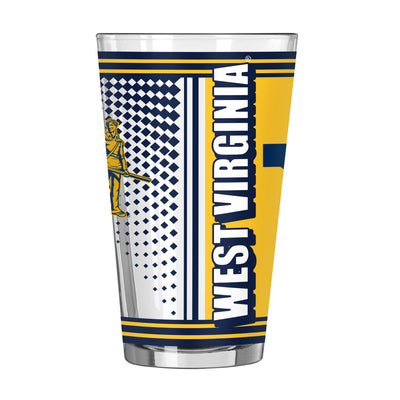 West Virginia 16oz Hero Pint Glass - Logo Brands