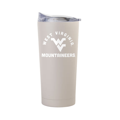 West Virginia 20oz Archway Sand Powder Coat Tumbler - Logo Brands