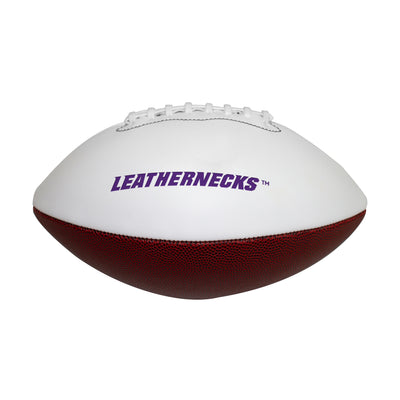 Western Illinois Official-Size Autograph Football - Logo Brands