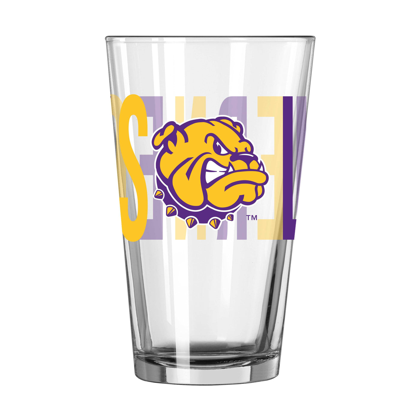 Western Illinois 16oz Overtime Pint Glass - Logo Brands