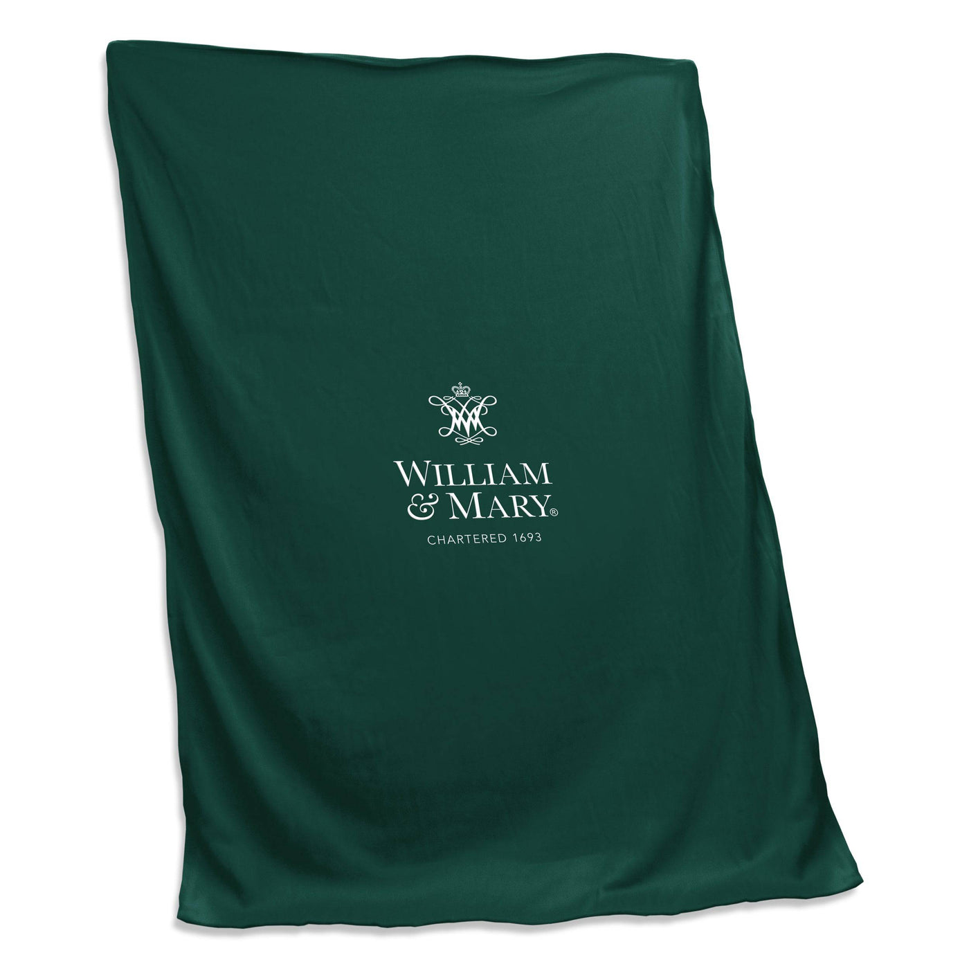 William and Mary Inst Mark Screened Sweatshirt Blanket - Logo Brands