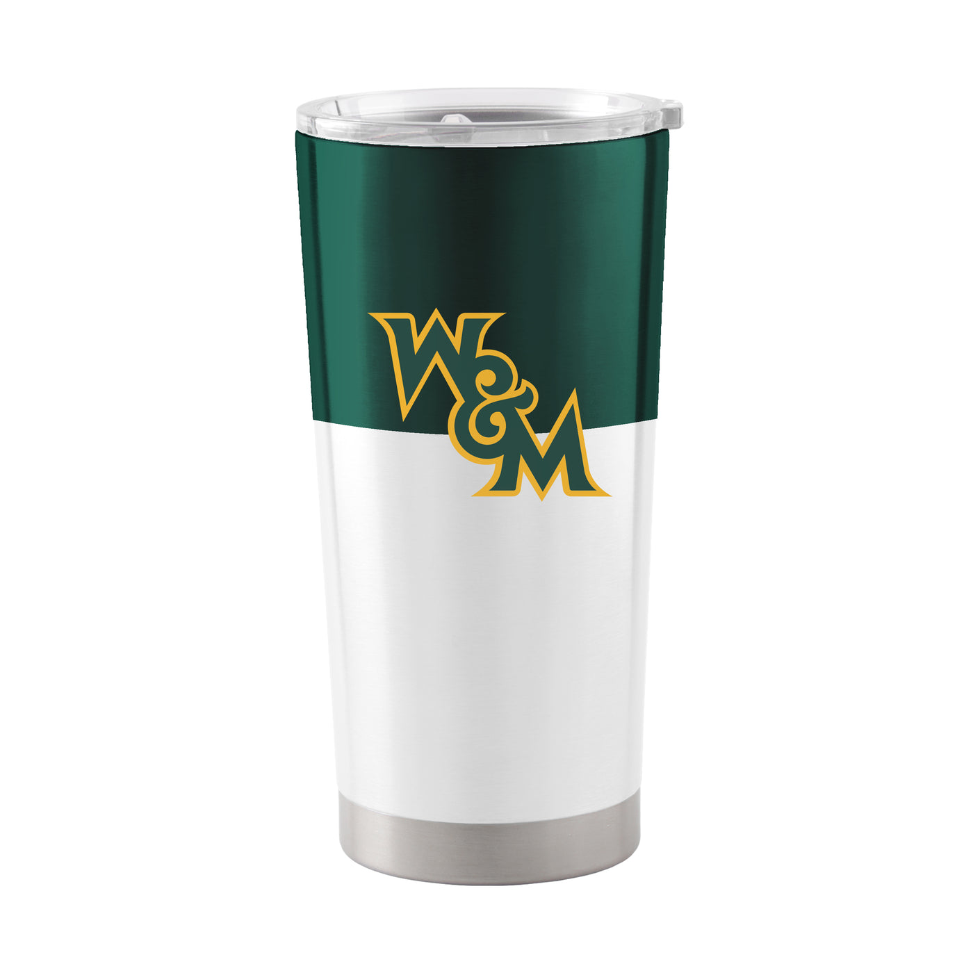 Willam and Mary 20oz Colorblock Stainless Steel Tumbler - Logo Brands