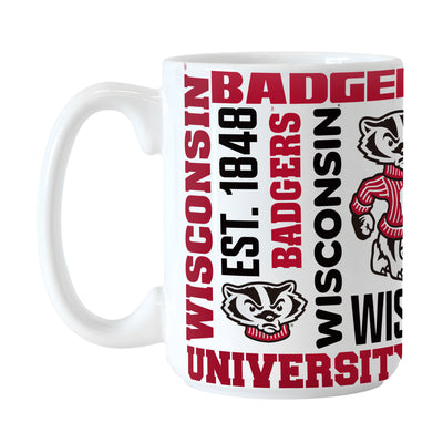 Wisconsin 15oz Spirit Sublimated Mug - Logo Brands