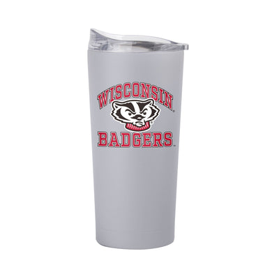 Wisconsin 20oz Athletic Powder Coat Tumbler