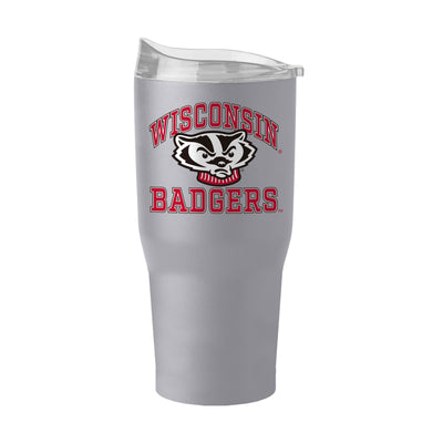 Wisconsin 30oz Athletic Powder Coat Tumbler - Logo Brands