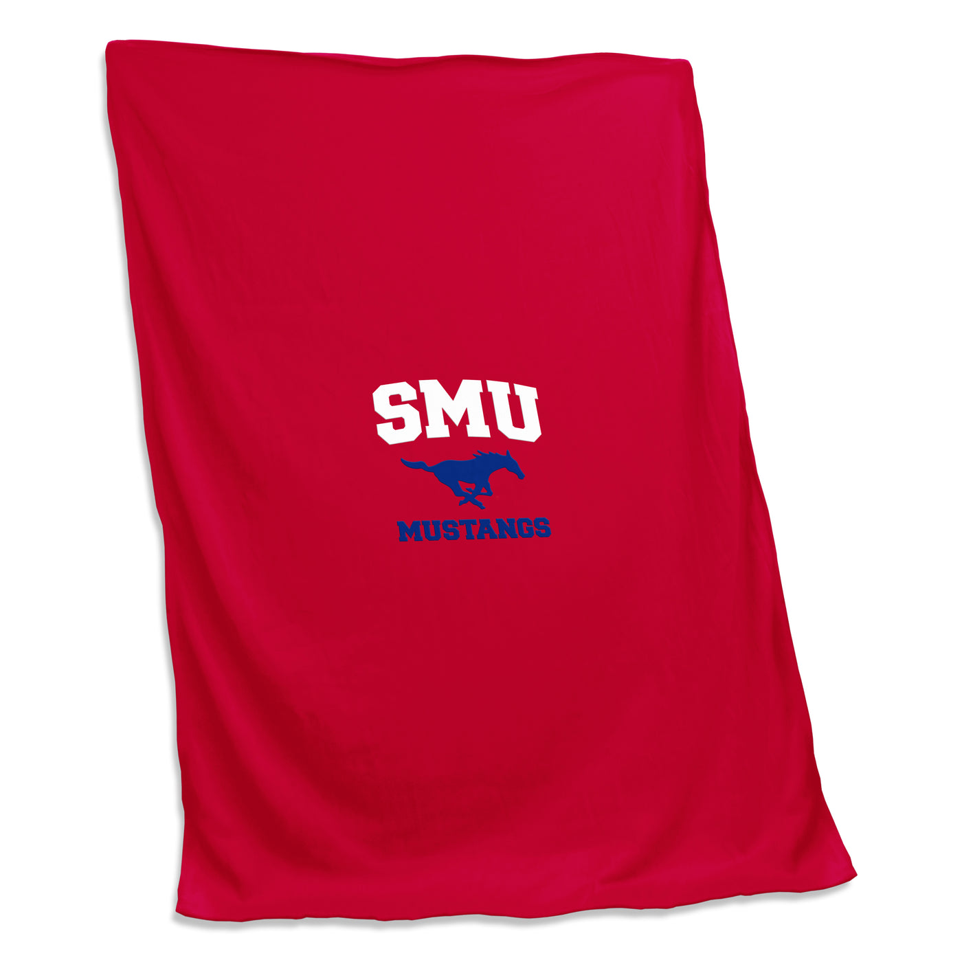 SMU Red Screened Sweatshirt Blanket - Logo Brands