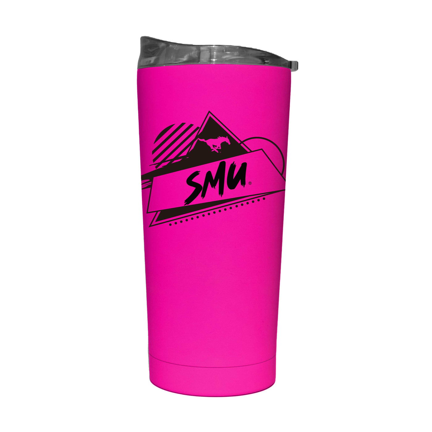 Southern Methodist 20oz Electric Rad Soft Touch Tumbler - Logo Brands