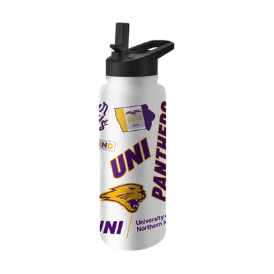 Northern Iowa 34oz Native Quencher Bottle - Logo Brands