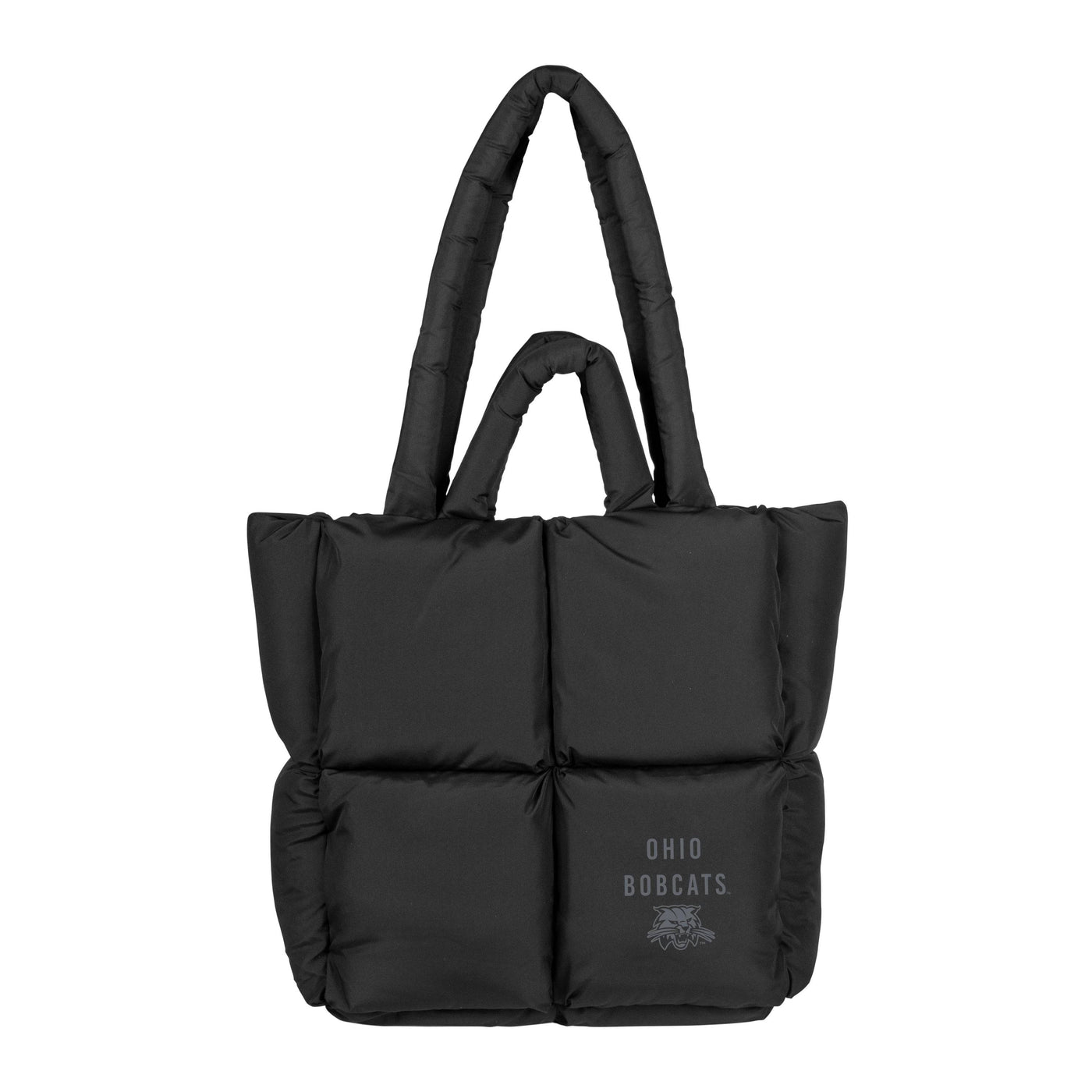 Ohio Bobcats Black Puff Tote