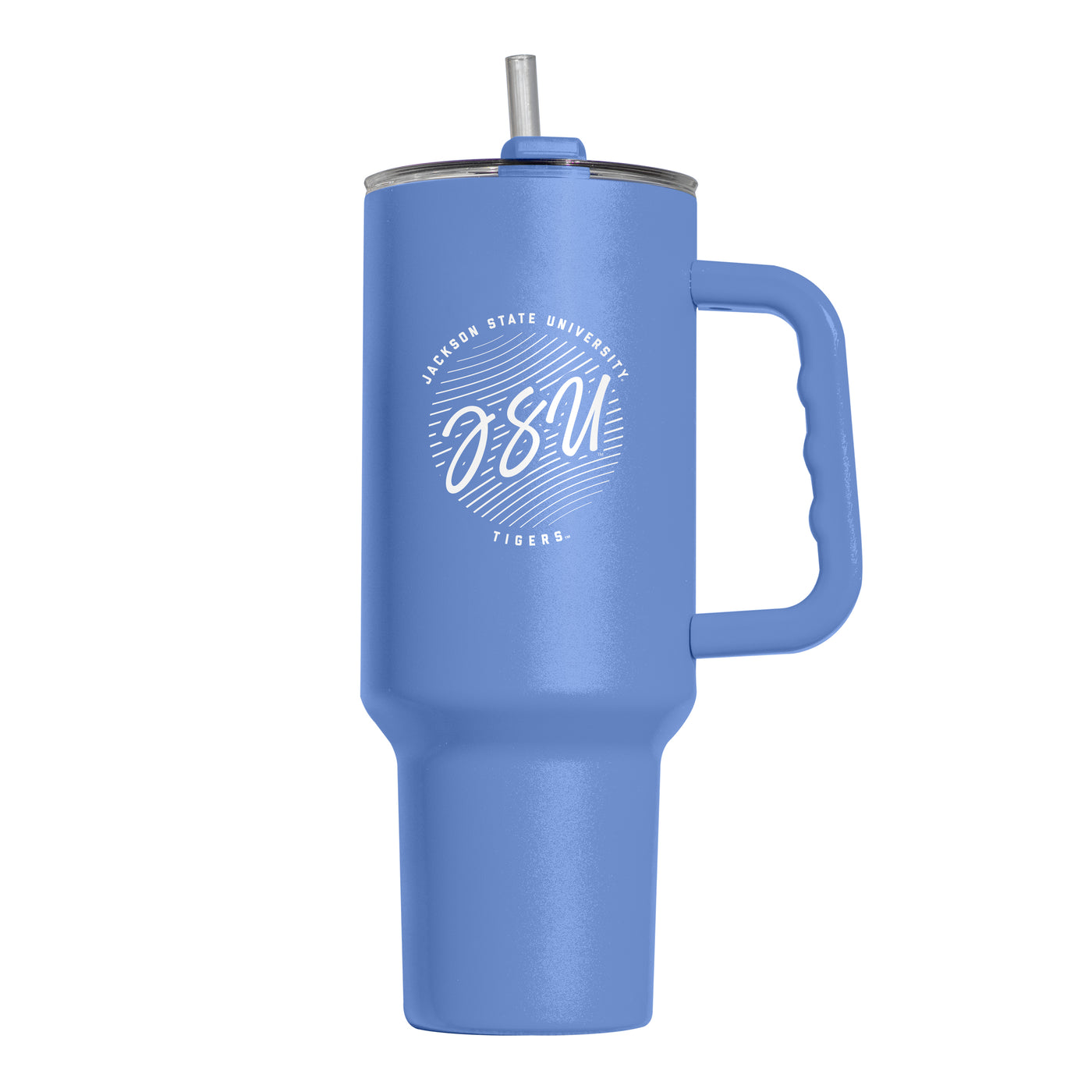 Jackson State 40oz Retro Script Powder Coat Tumbler - Logo Brands