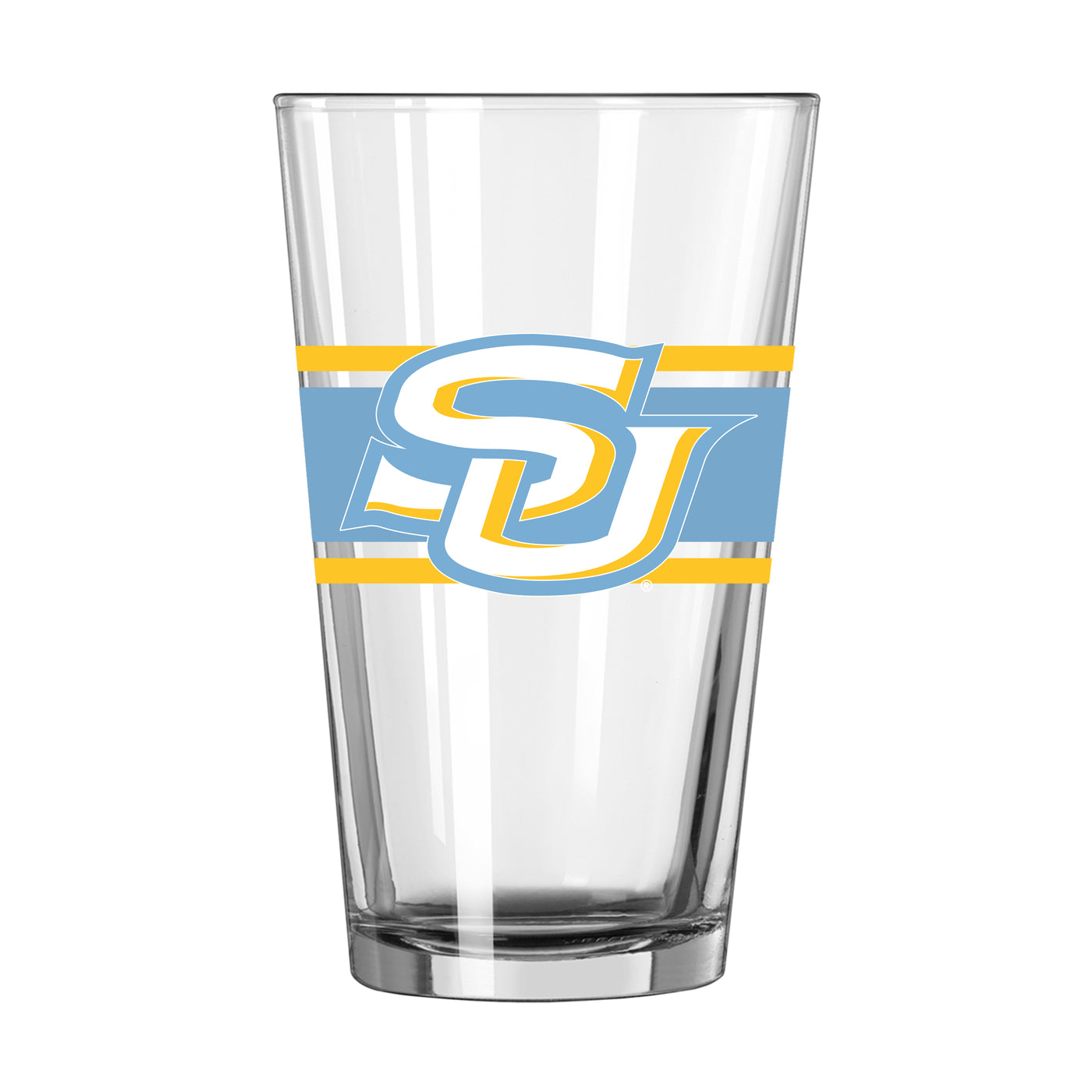 Southern University 16oz Stripe Pint Glass