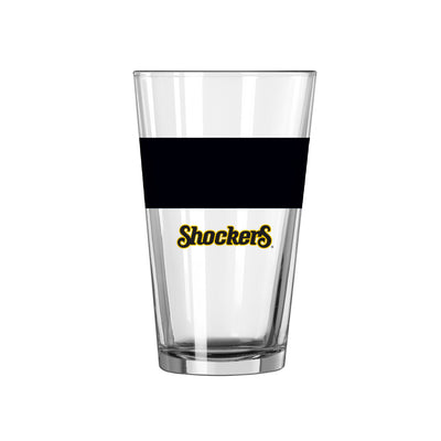 Wichita State 16oz Colorblock Pint Glass - Logo Brands