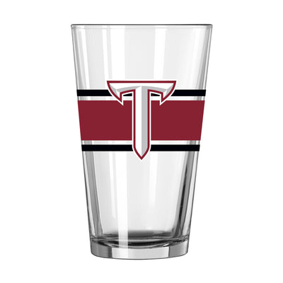 Troy 16oz Stripe Pint Glass - Logo Brands