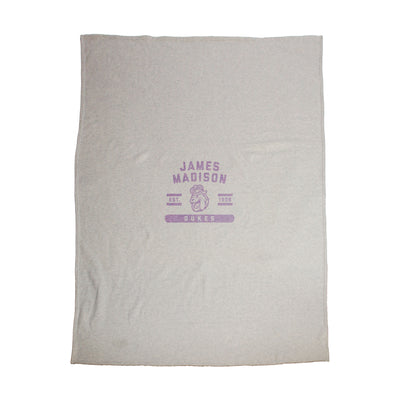 James Madison Sublimated Sweatshirt Blanket - Logo Brands