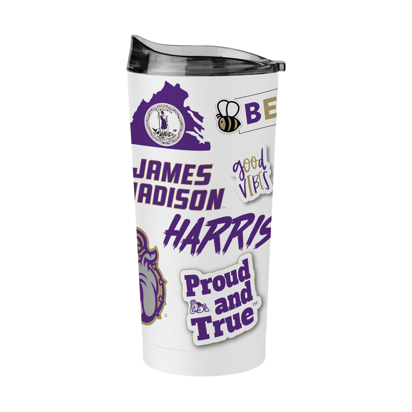 James Madison 20oz Native Powder Coat Tumbler - Logo Brands