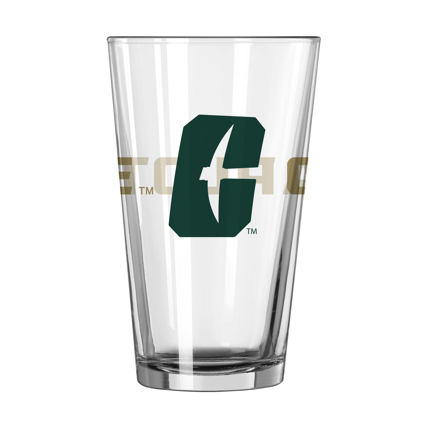 North Carolina Charlotte 16oz Overtime Pint Glass - Logo Brands