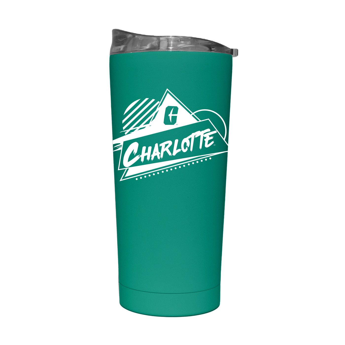 North Carolina Charlotte 20oz Optic Rad Soft Touch Tumbler - Logo Brands