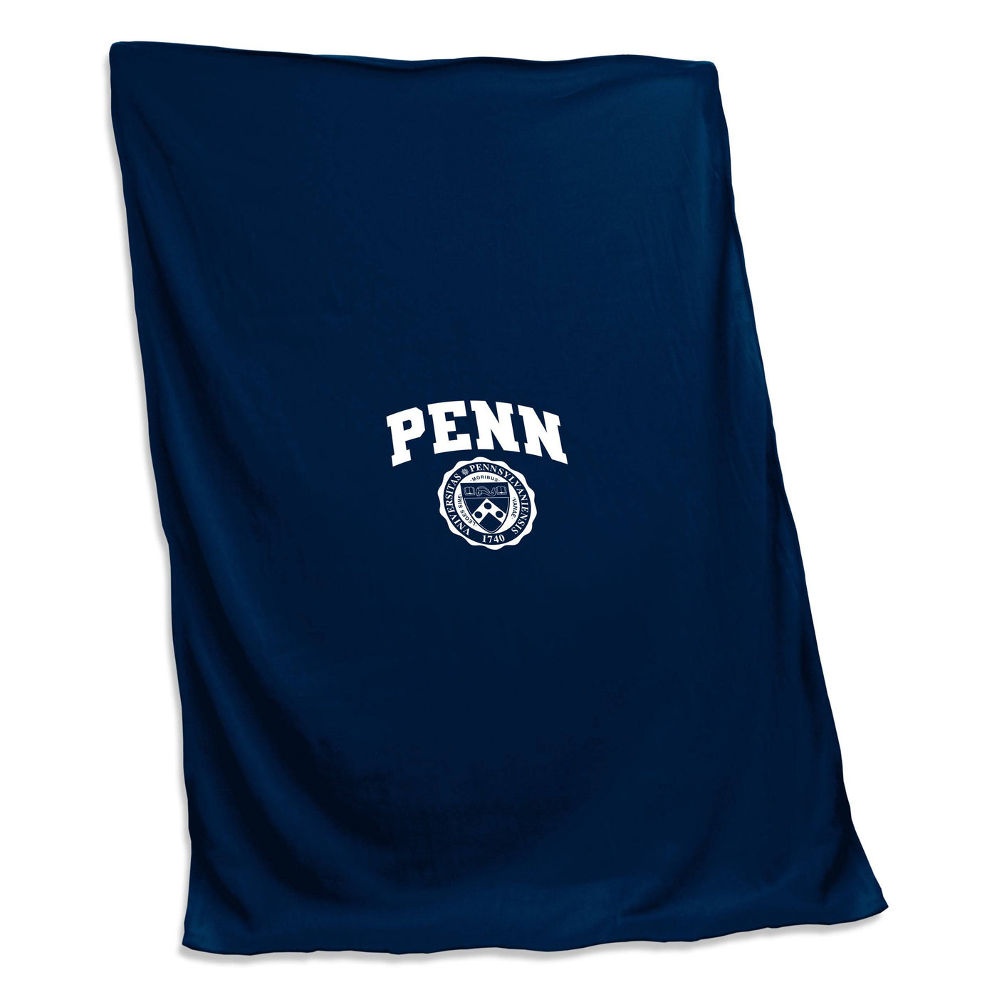 Pennsylvania Navy Combo Mark Screened Sweatshirt Blanket - Logo Brands