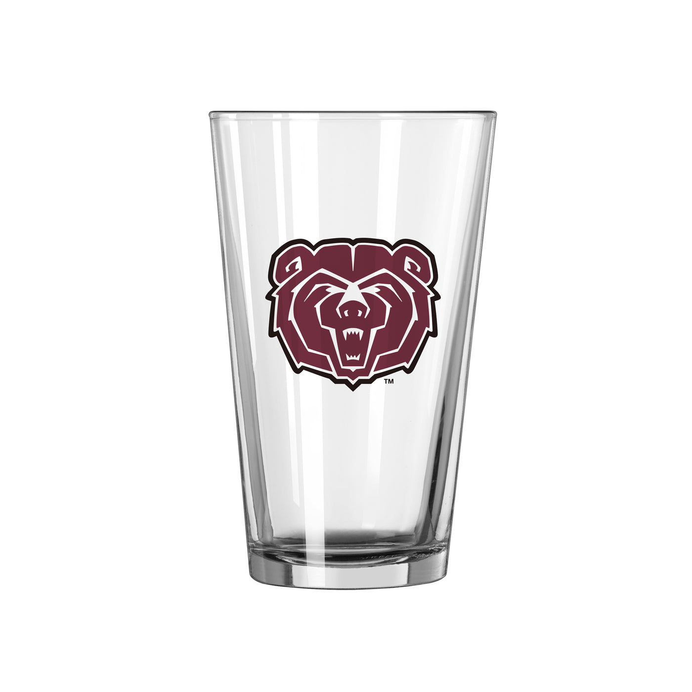 Missouri State 16oz Logo Pint Glass - Logo Brands