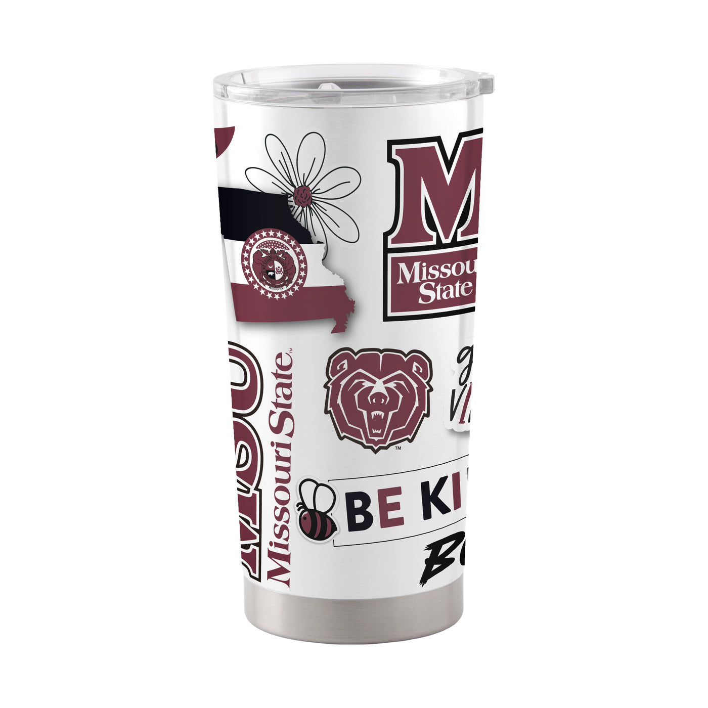 Missouri State 20oz Native Stainless Tumbler - Logo Brands