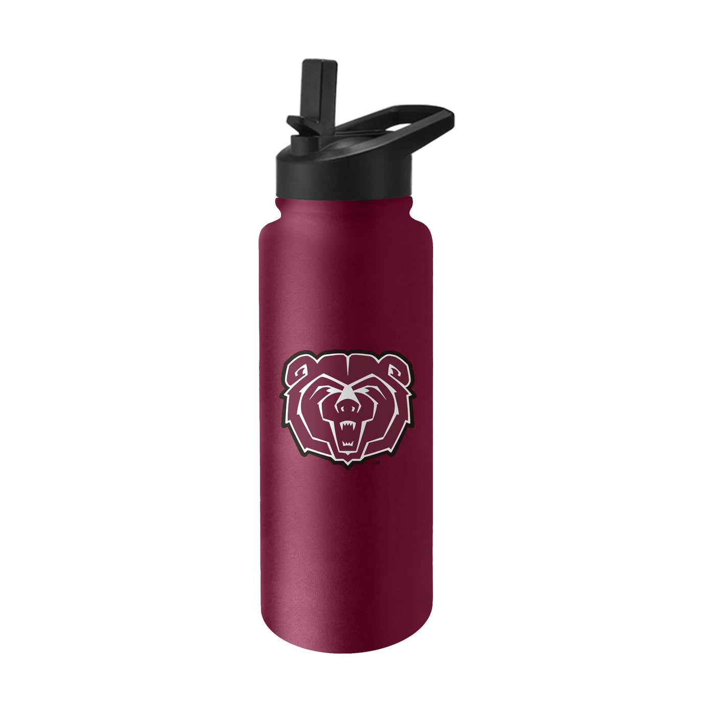 Missouri State Quencher Logo Flip Top Water Bottle - Logo Brands