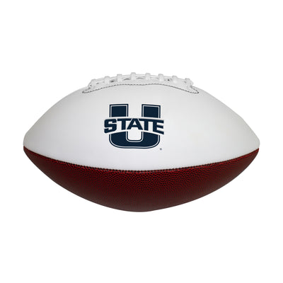 Utah State Official-Size Autograph Football - Logo Brands