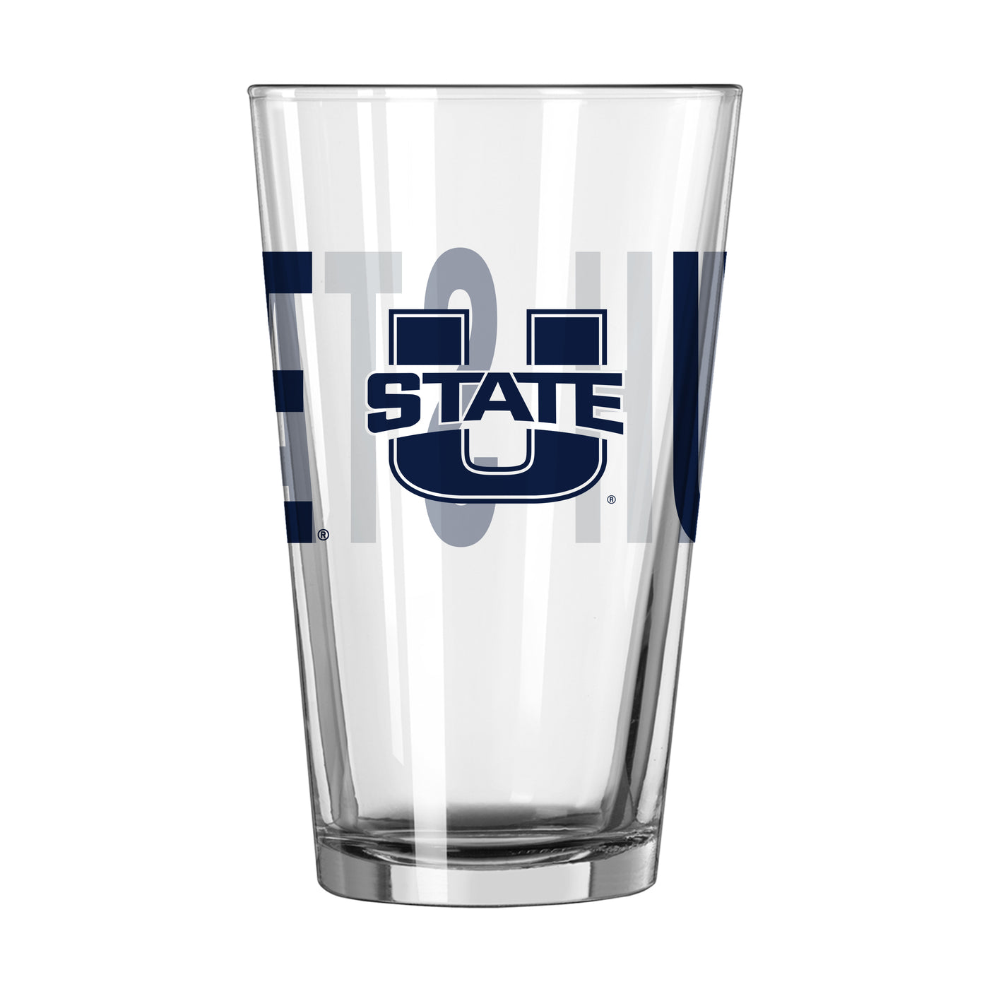 Utah State 16oz Overtime Pint Glass - Logo Brands