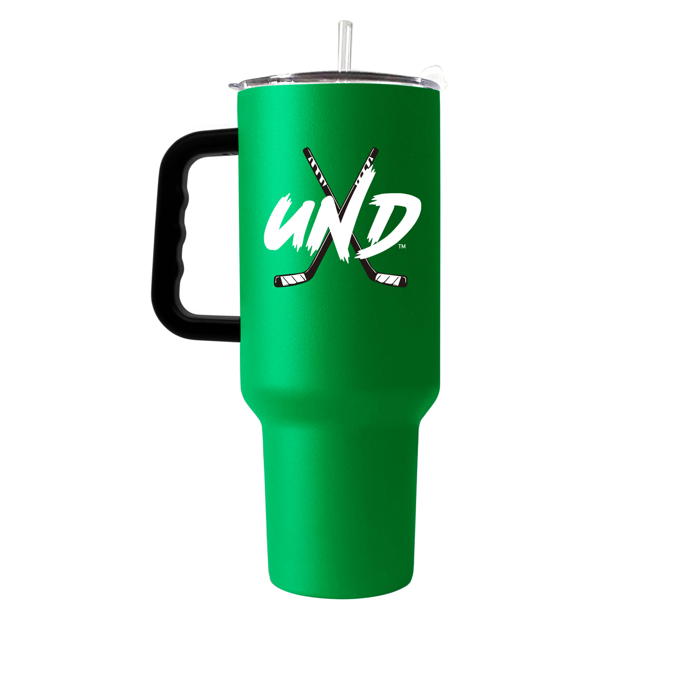 North Dakota Hockey 40oz Flipside Powder Coat Tumbler - Logo Brands