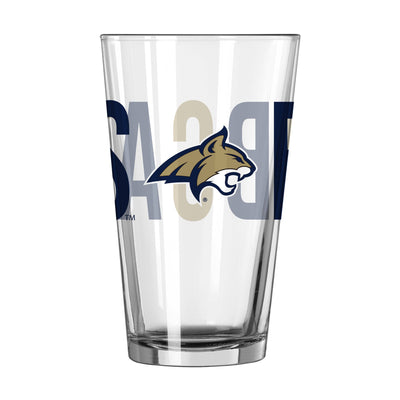 Montana State 16oz Overtime Pint Glass - Logo Brands